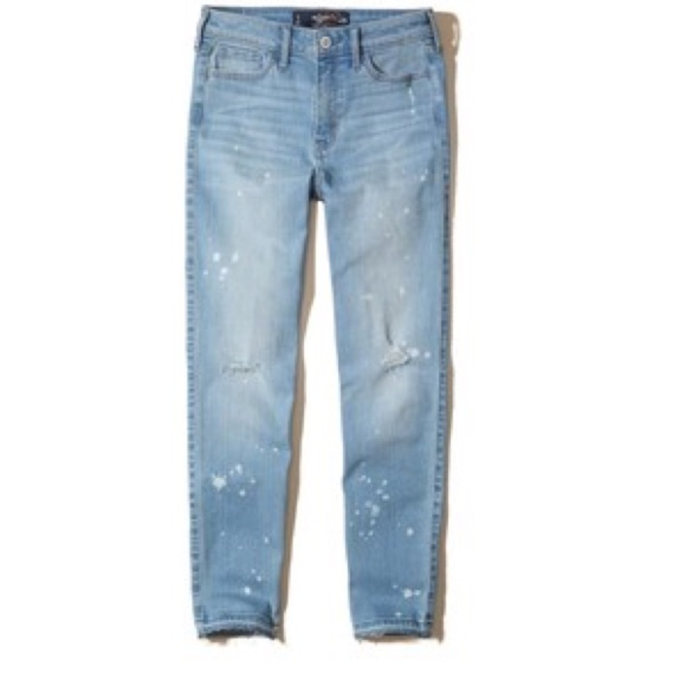 Hollister High-Rise Cropped Skinny Jeans